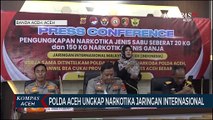 Polda Aceh Kembali Ungkap Narkotika Jaringan Internasional