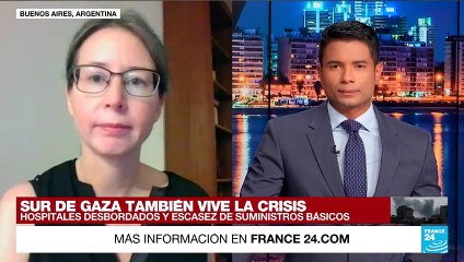 Carolina Heidenhain: "Pedimos ingreso de ayuda humanitaria y el fin de ataques indiscriminados"