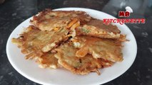 For fried radish and carrot should I use flour or starch? Crispy outside and tender inside delicious