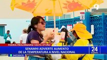 Senamhi pronostica altas temperaturas y lluvias intensas en diferentes regiones del Perú