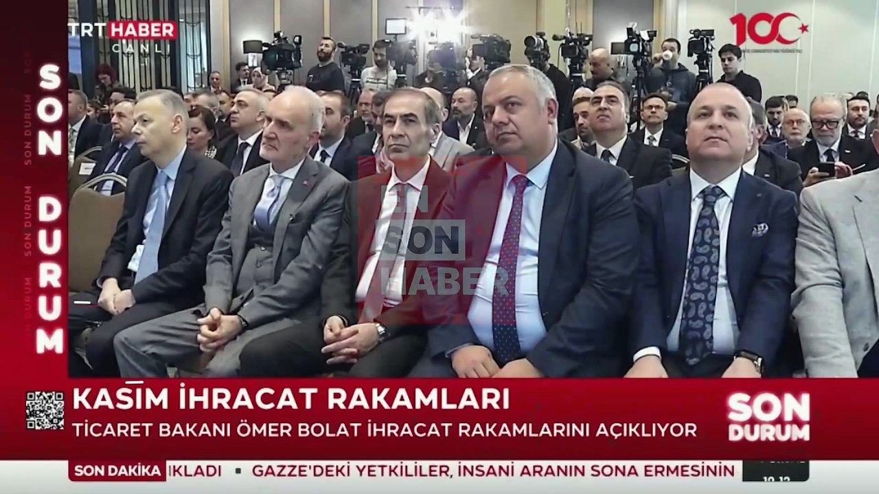 Ömer Bolat dış ticaret verilerini duyurdu: İhracatta yüzde 5,2 artışla kasım ayı rekoru