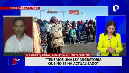 Máximo Quitral: "Chile no puede pretender expulsar a extranjeros sin conversar con el resto de países"