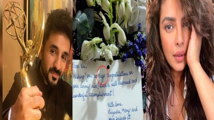 Priyanka Chopra का Emmy Award Vir Das Congratulatory Note पर English Grammar Mistake, Troll Video
