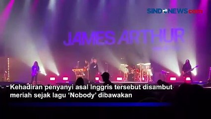 Konser James Arthur Jakarta Pecah, Pentonton Kompak Nyanyi Bareng Rewrite the Stars