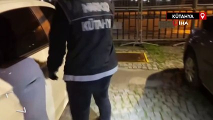 Kütahya’da kiralık araçtan uyuşturucu çıktı
