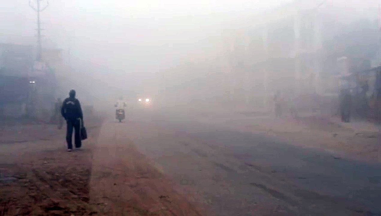 शेखावाटी में फिर गिरा पारा, कोहरे से 10 मीटर दू...