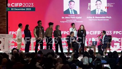 [FULL] Kala Capres Anies Dicecar Macam Pertanyaan di CIFP 2023, Bahas Kebijakan Geopolitik