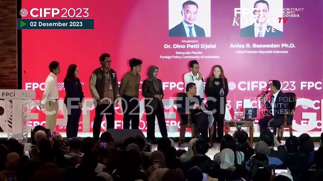 [FULL] Kala Capres Anies Dicecar Macam Pertanyaan di CIFP 2023, Bahas Kebijakan Geopolitik