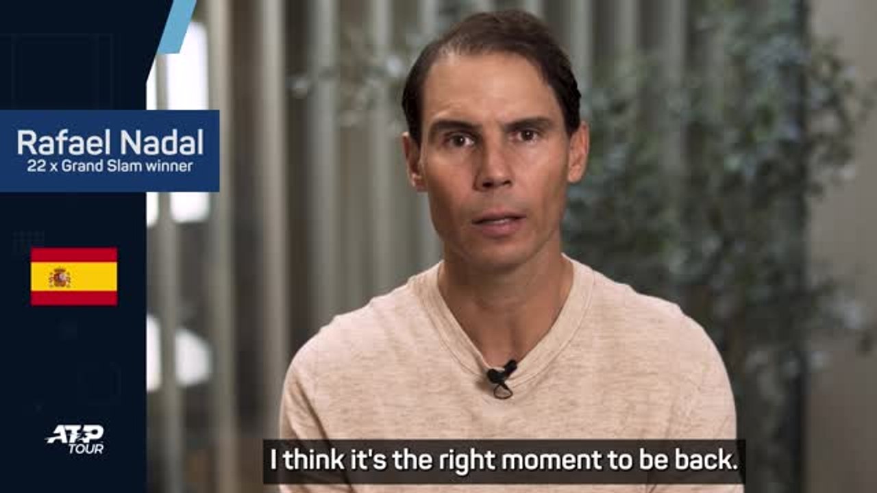 Rafael Nadal confirms return at Brisbane International