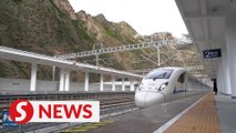 High-speed railway opens to traffic in west China