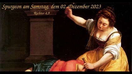 Spurgeon am Samstag, dem 02. Dezember 2023