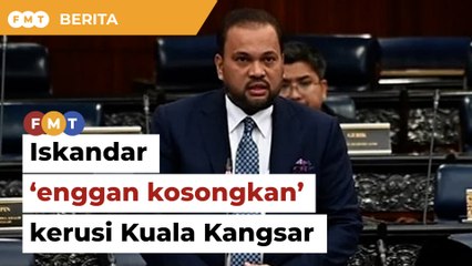 Biarlah dia, Iskandar enggan layan seruan Peja kosongkan kerusi Kuala Kangsar