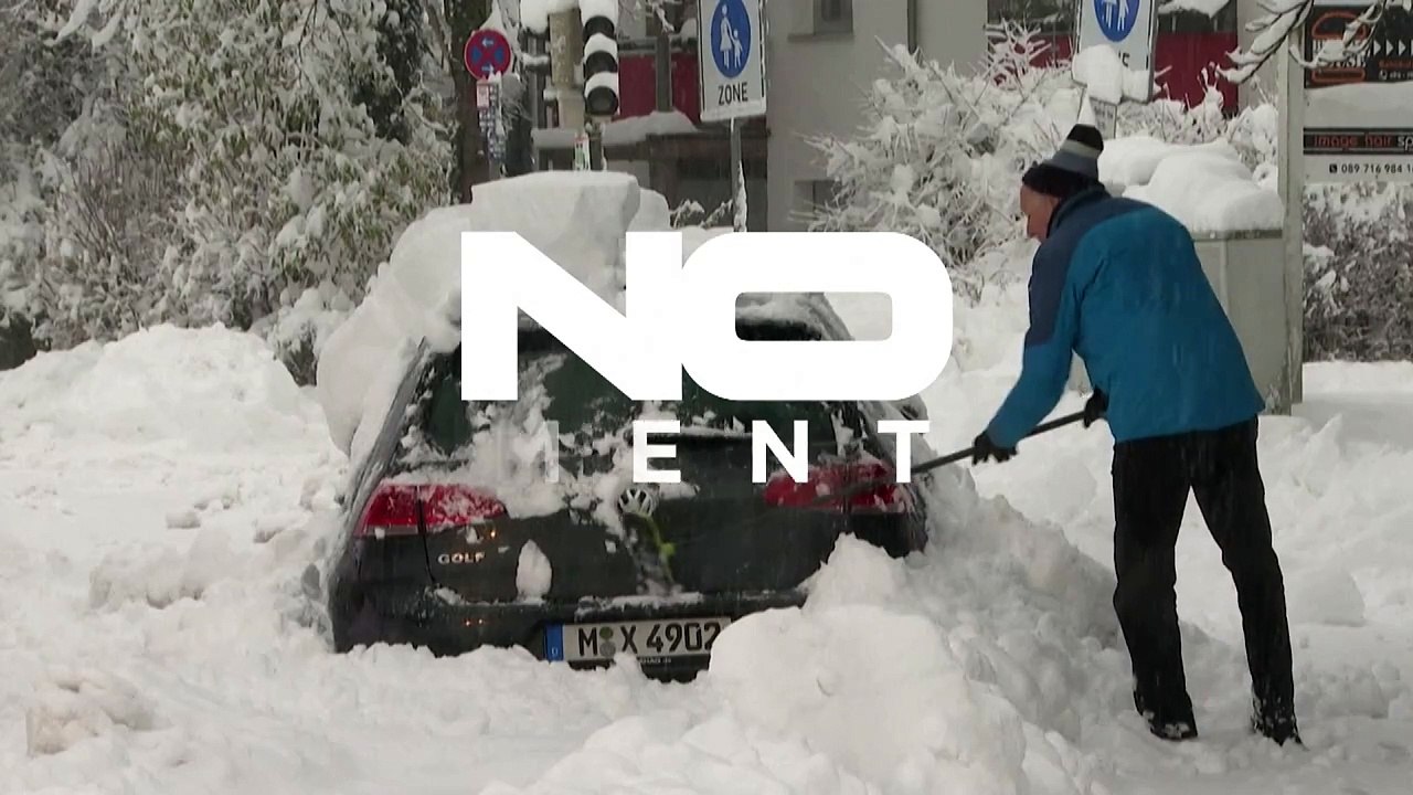Schneechaos in Bayern