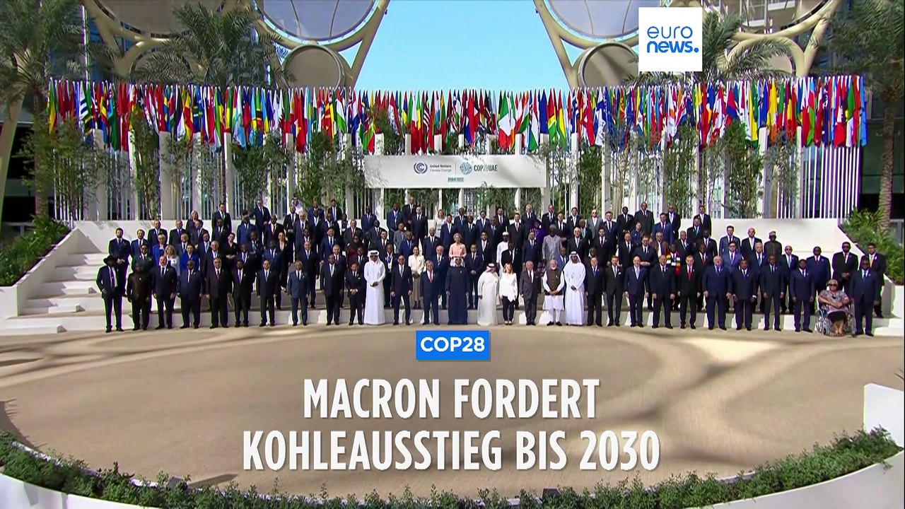 COP28: Macron fordert G7-Mitglieder zum Kohleausstieg bis 2030 auf