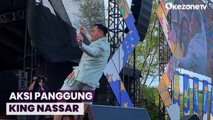 Aksi Panggung King Nassar  Hebohkan Pekan Gembira Ria