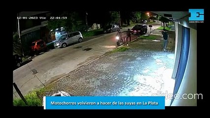 Motochorros volvieron a hacer de las suyas en La Plata