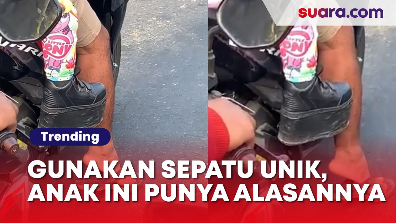 Seorang Anak Perempuan Gunakan Sepatu Unik, Ternyata Alasannya Tak Main-Main : Ini Bukan Fashion!