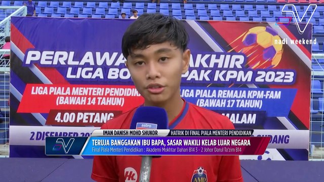 AMD atasi Johor untuk muncul juara Piala Menteri Pendidikan B14