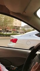 Walking in the streets of Mecca