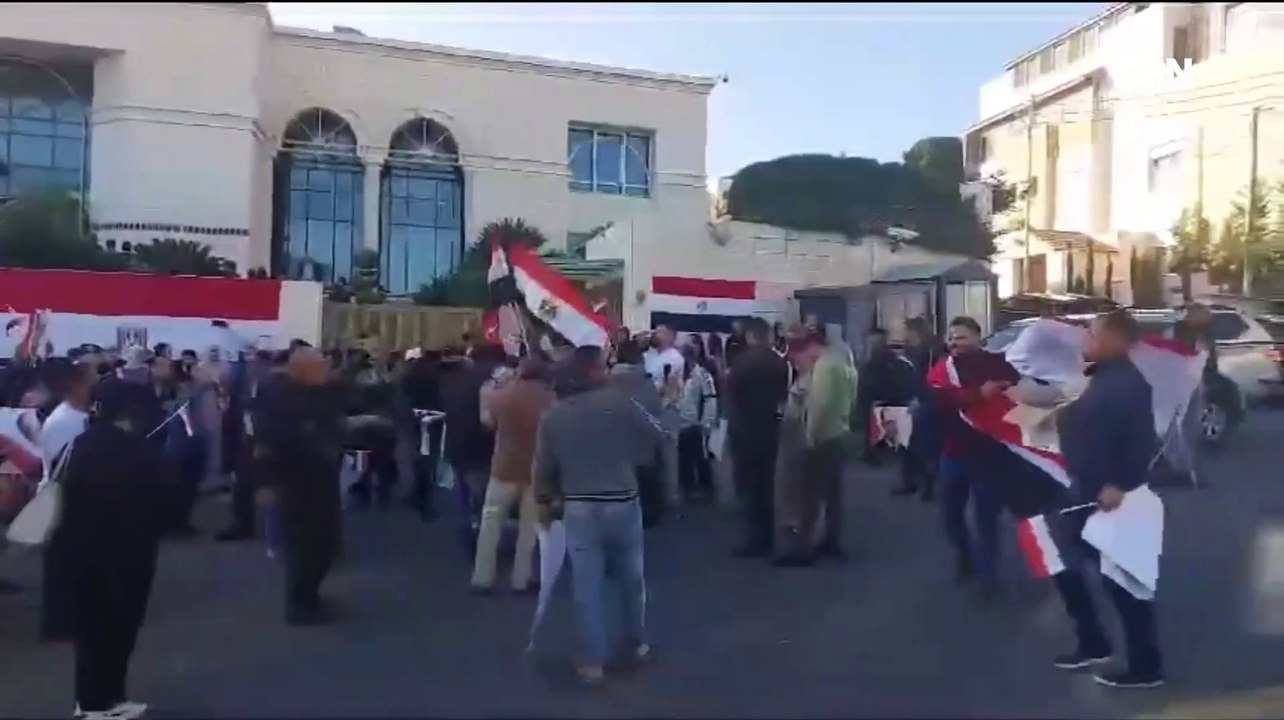 إقبال كثيف من المصريين بالخارج على لجان الاقتراع في الأردن