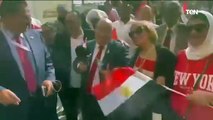 إقبال وفرحة من المصريين بالخارج امام لجان الاقتراع في السعودية