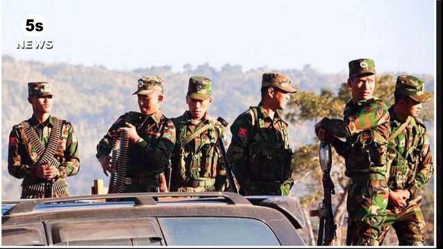 Myanmar conflict - The battle to capture the remaining military base in Namkham city is tense | 5s News