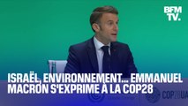 Situation en Israël, réchauffement climatique... La conférence de presse d'Emmanuel Macron à la COP28