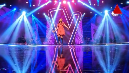 Thejani Anjana |Sanda sakki Kiyapuden(සඳ සාක්කි කියාපුදෙන් )Blind Auditions|The Voice Kids Sri Lanka