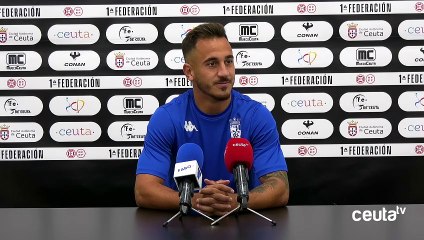 Alain García sobre su vuelta a la AD Ceuta FC: "no hubo nada que pensar"