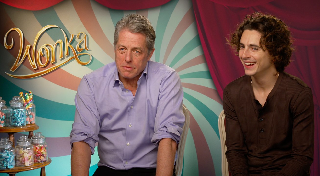 Hugh Grant  wanted to hate Timothée Chalamet - Wonka interview