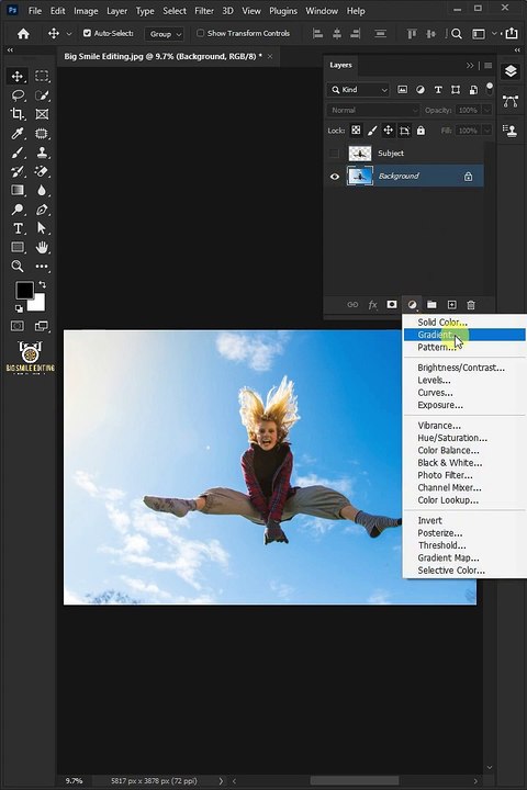 Photoshop Tutorial- Create Sunburst Background in Photoshop