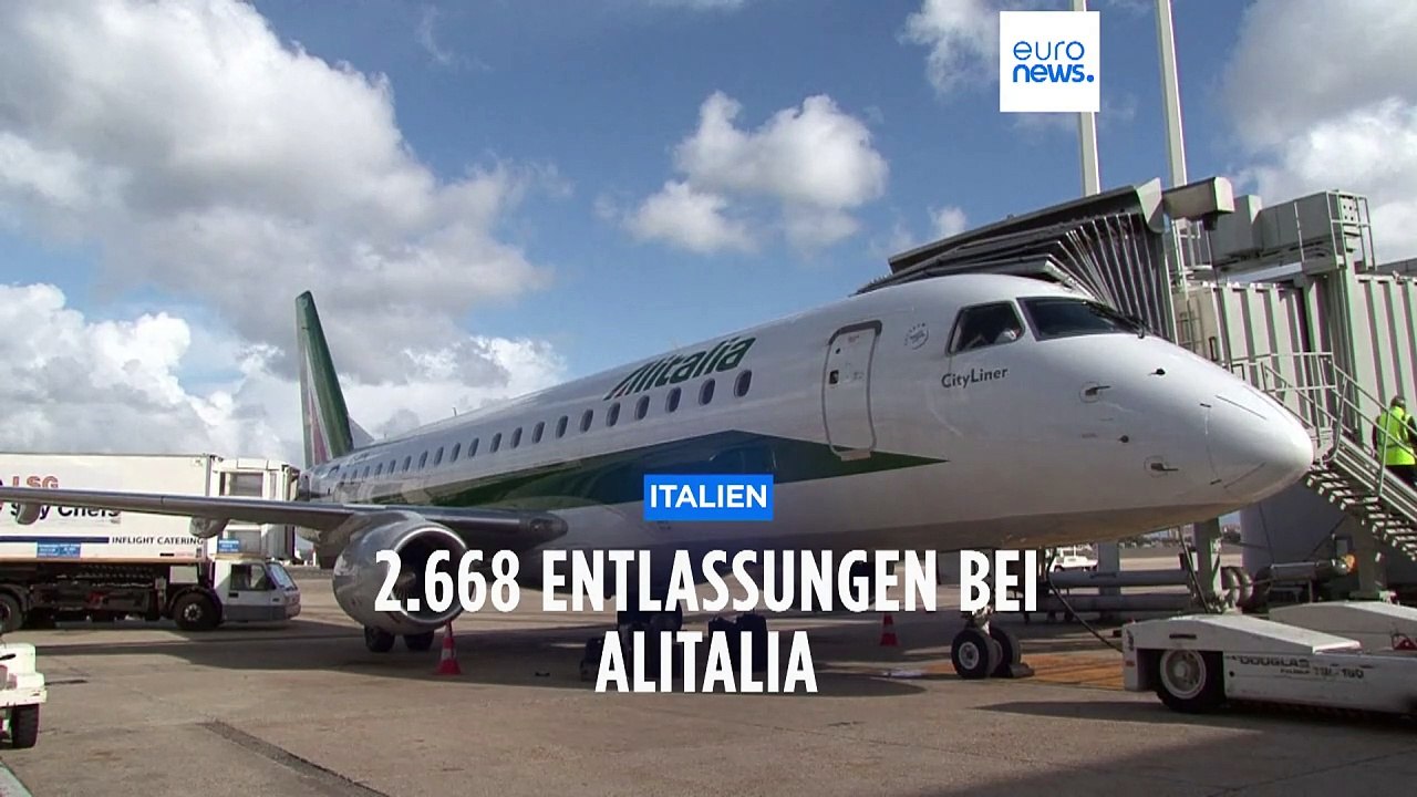 Massenentlassung bei Alitalia - 2.668 Beschäftigte verlieren ihren Job