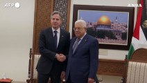 Cisgiordania, Blinken a colloquio con il presidente palestinese Abu Mazen