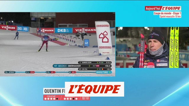 Fillon Maillet : « Je n'ai pas d'excuses » - Biathlon - CM