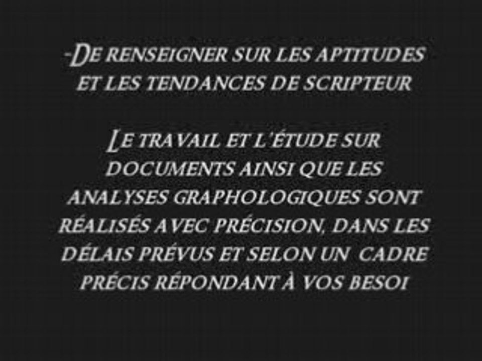 Graphologie