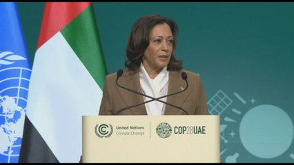 Cop28, Kamala Harris: fare di più contro la "resistenza" climatica