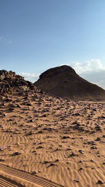 View of the desert by my mobile iphone