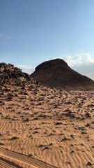 View of the desert by my mobile iphone