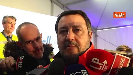 Sopralluogo Salvini nuova galleria del San Donato sull'A1: "Siamo l'Italia che va avanti"