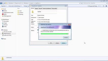 récupérer le dossier AppData dans windows7 - AppDataحل مشكل عدم ظهور ملف