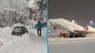 Munich paralysée par 40 centimètres de neige, les transports aériens et ferroviaires à l'arrêt