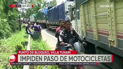 Productos en riesgo de perderse debido al bloqueo en la vía nueva Cochabamba – Santa Cruz