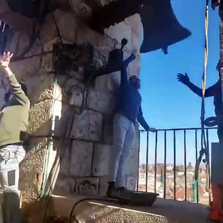 El espectacular repique de campanas de la Catedral Magistral de Alcalá de Henares… como en 1998