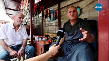 Kriz, ayakkabı boyacılarını da vurdu_ Masraf çoğaldı, işler azaldı _ Güneydoğu Ekspres Haber