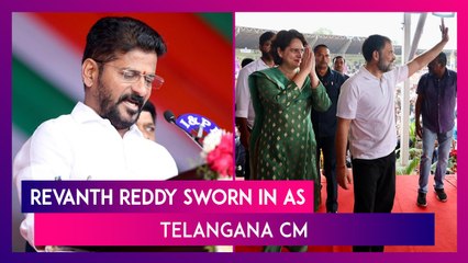 Revanth Reddy Sworn In As Telangana CM, 11 Other Congress MLAs Take Oath; PM Modi Congratulates