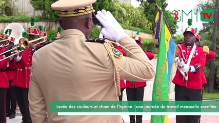 [#Reportage] Levée des couleurs et chant de l’hymne : une journée de travail mensuelle sacrifiée