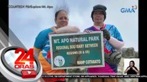 Mga lolang edad 64 at 65, naakyat ang Mt. Apo na pinakamataas na bundok sa Pilipinas | 24 Oras