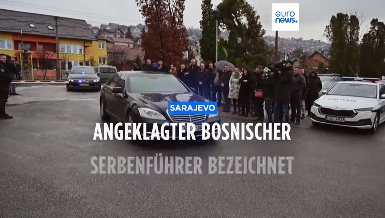 Prozessauftakt in Sarajewo: Serbenführer Dodik bezeichnet Gericht als 'illegal'