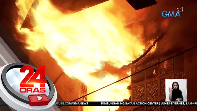 Sunog sa isang bodega, inabot ng 12 oras bago naapula | 24 Oras