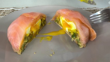Timballo di salmone affumicato